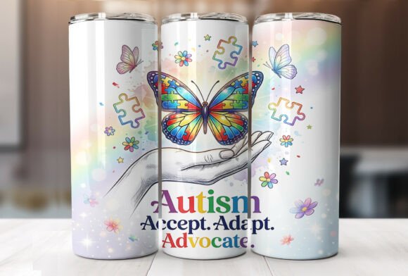 Autism Awareness Tumbler Wrap: Real Design Review