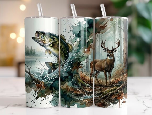 Fishing Hunting Tumbler Wrap: Sublimation Graphics Review