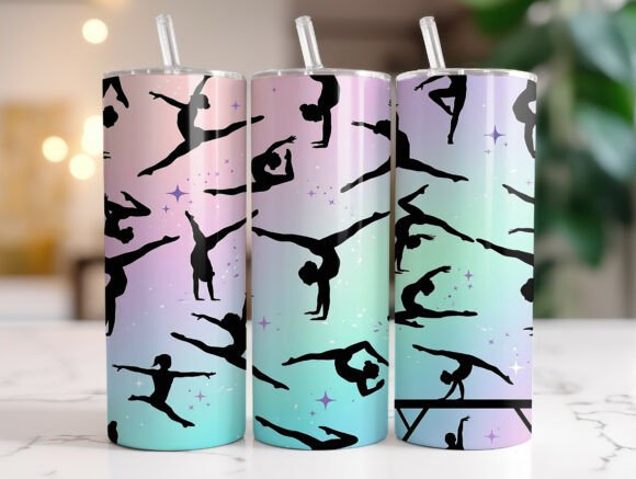 Gymnastics 20oz Skinny Tumbler Wrap: Graphics & Tumbler Wraps Reviewed