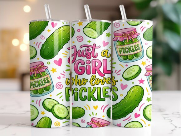 Pickle Lover Tumbler Wraps Graphics Review