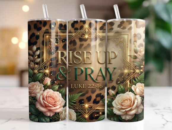 Rise Up and Pray Christian Tumbler Wrap Graphics Review