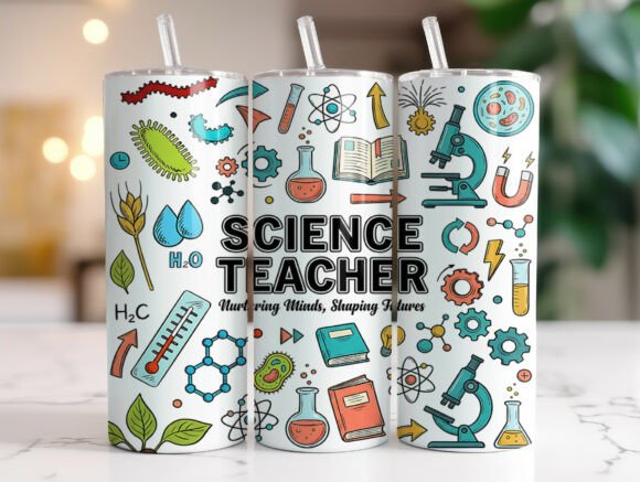Science Teacher Tumbler Wrap Graphics Review