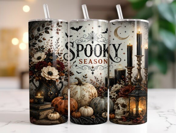 Spooky Season Halloween Graphics for Tumbler Wraps & Crafts